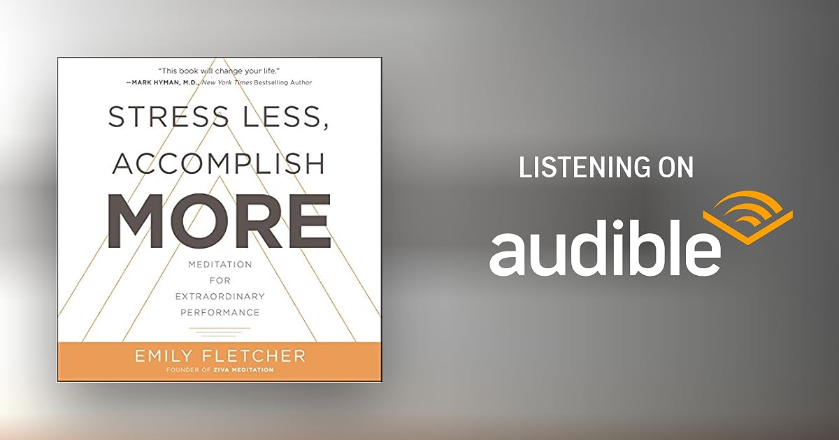 Stress Less, More Audiobook by Emily Fletcher Stress Less, More Audiobook by Emily Fletcher